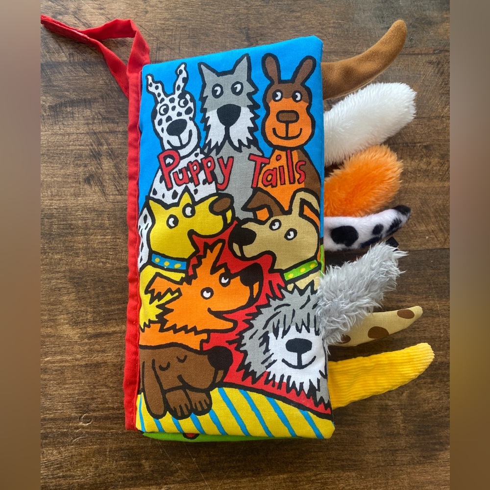 Jellycat Puppy Tails Book